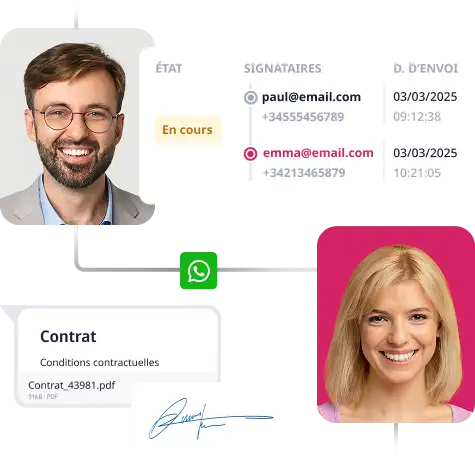 Signez des documents rapidement avec WhatsApp Business