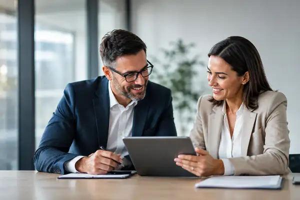 Electronic signing and contracting process between businesses