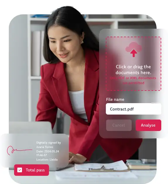 Universal registered signature validator for verifying digital signatures securely.