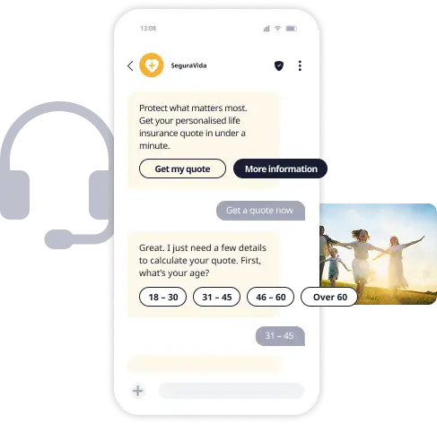 Two way RCS conversation with quick reply buttons and real time interaction